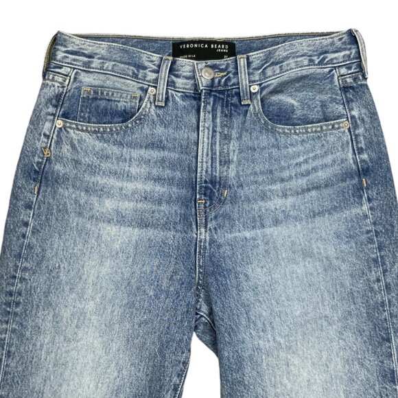 Veronica Beard Carly Kick Flare Jeans 27 High Rise Crop - Picture 8 of 13